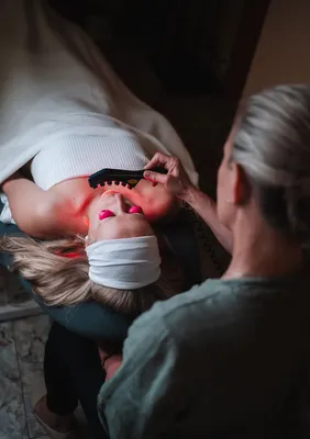 Kosmetické ošetření, masáž obličeje